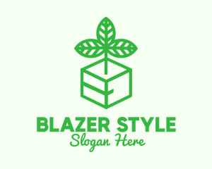 Green Plant Box logo design