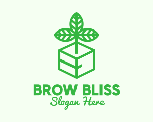 Green Plant Box logo design