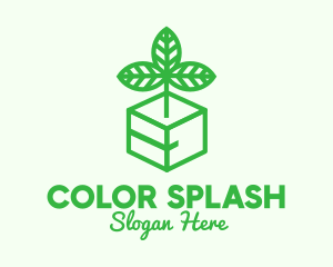 Green Plant Box logo design