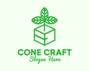 Green Plant Box logo design