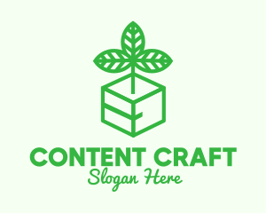 Green Plant Box logo design