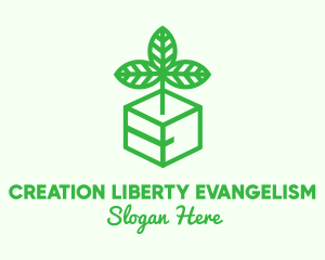 Green Plant Box logo design