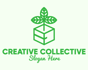 Green Plant Box logo design