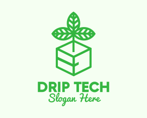 Green Plant Box logo design