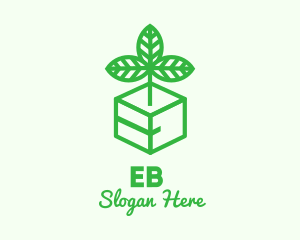 Green Plant Box logo design