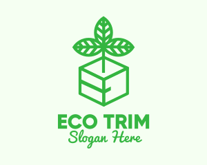 Green Plant Box logo design