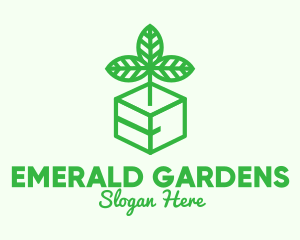 Green Plant Box logo design