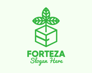 Green Plant Box logo design