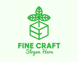 Green Plant Box logo design