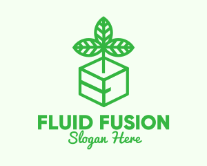 Green Plant Box logo design