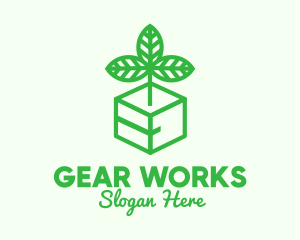 Green Plant Box logo design