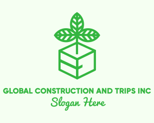 Produce - Green Plant Box logo design