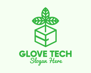 Green Plant Box logo design