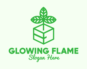 Green Plant Box logo design