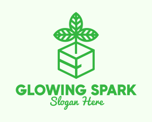 Green Plant Box logo design