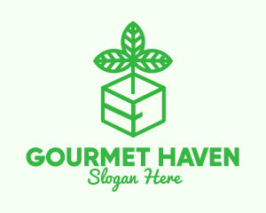 Green Plant Box logo design