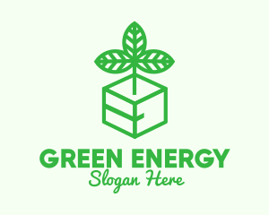 Green Plant Box logo design