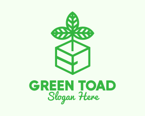 Green Plant Box logo design