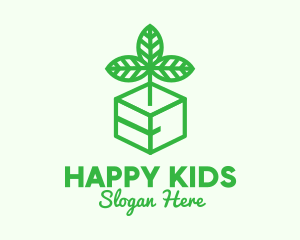 Green Plant Box logo design