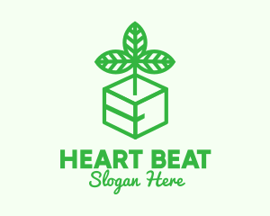 Green Plant Box logo design