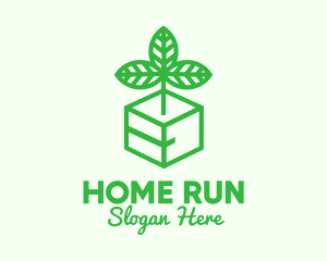 Green Plant Box logo design