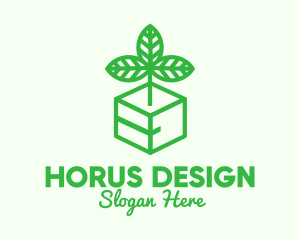 Green Plant Box logo design