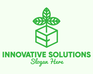 Green Plant Box logo design