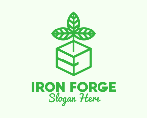 Green Plant Box logo design