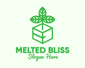 Green Plant Box logo design