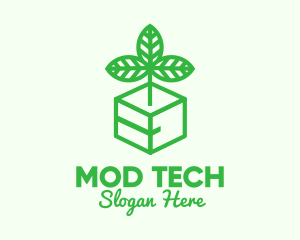 Green Plant Box logo design