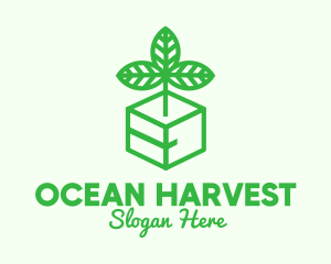 Green Plant Box logo design