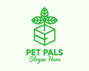 Green Plant Box logo design