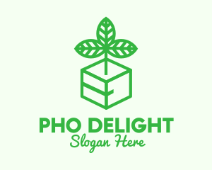 Green Plant Box logo design