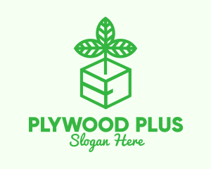 Green Plant Box logo design