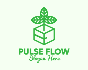 Green Plant Box logo design