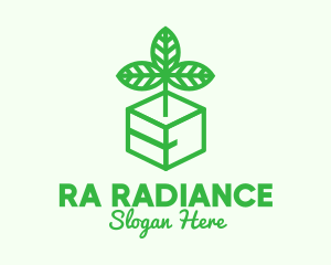 Green Plant Box logo design