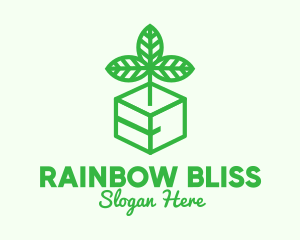 Green Plant Box logo design