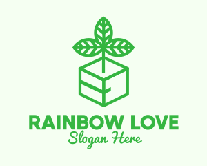 Green Plant Box logo design