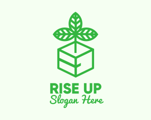 Green Plant Box logo design