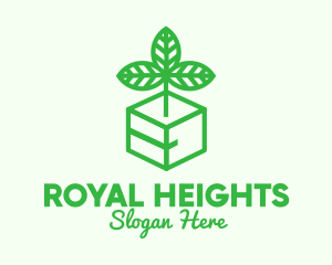 Green Plant Box logo design