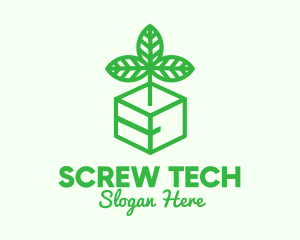 Green Plant Box logo design