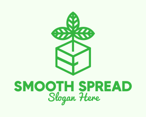 Green Plant Box logo design