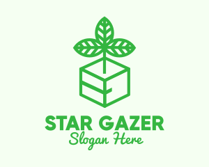 Green Plant Box logo design