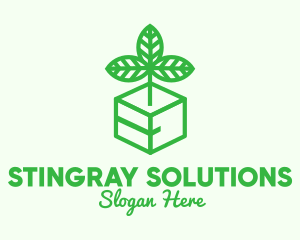 Green Plant Box logo design