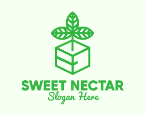 Green Plant Box logo design