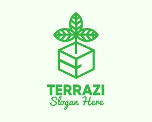 Green Plant Box logo design