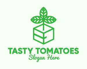 Green Plant Box logo design