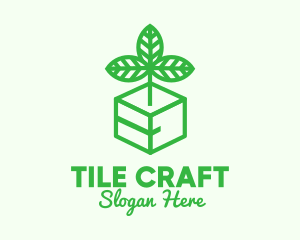 Green Plant Box logo design