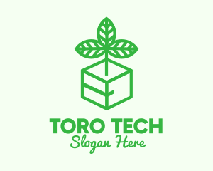 Green Plant Box logo design