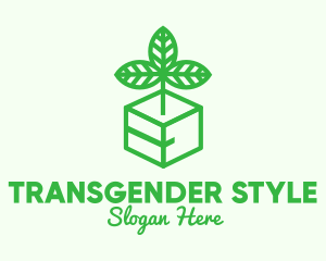 Green Plant Box logo design